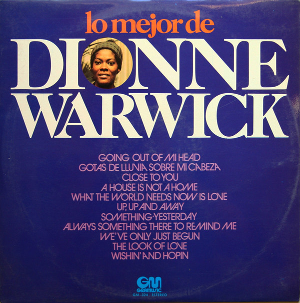 Dionne Warwick ‎– Lo Mejor De Dionne Warwick