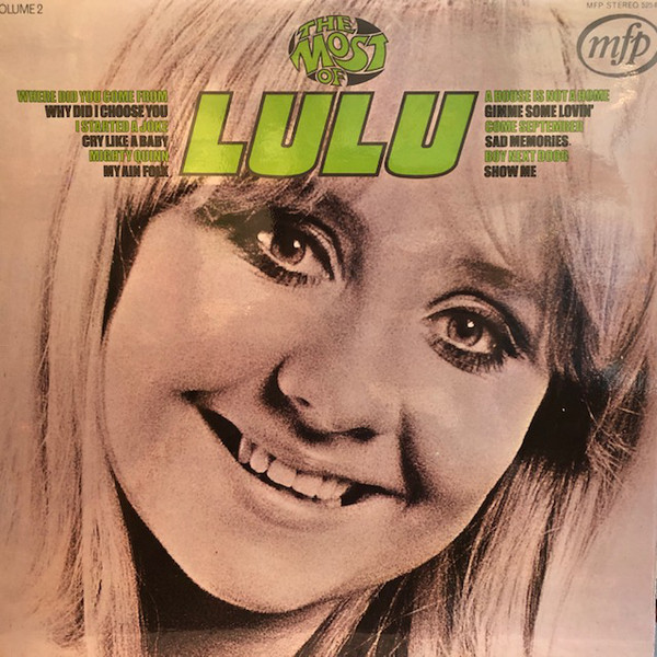 Lulu ‎– The Most Of Lulu (Volume 2)