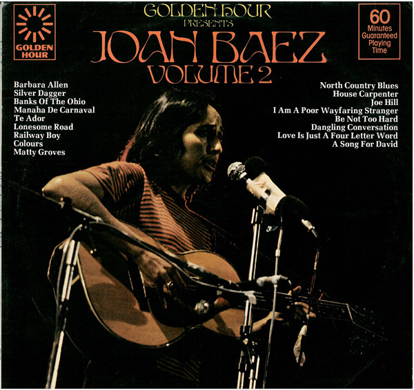 Joan Baez ‎– Golden Hour Presents Joan Baez Volume 2