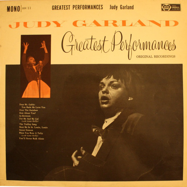 Judy Garland ‎– Greatest Performances Original Recordings