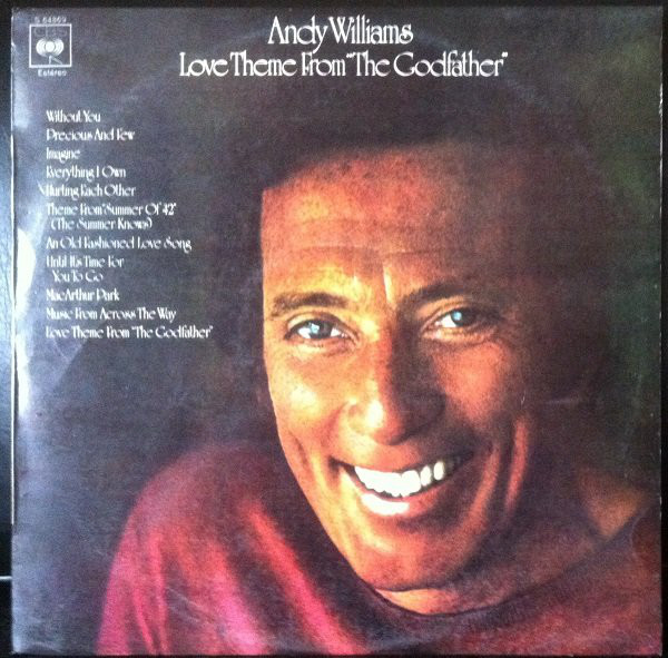 Andy Williams ‎– Love Theme From "The Godfather"