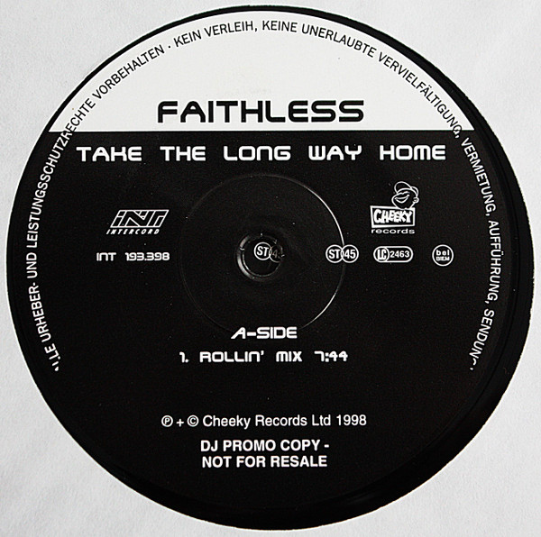 Faithless ‎– Take The Long Way Home