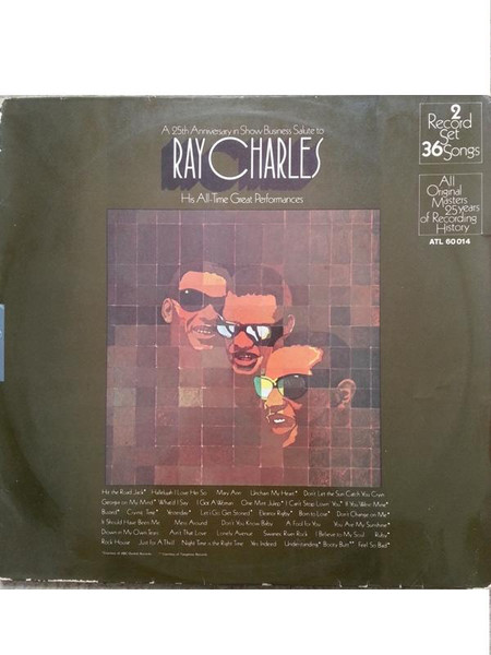 Ray Charles ‎– A 25th Anniversary In Show Business Salute To Ray Charles