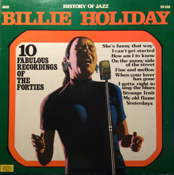 Billie Holiday ‎– 10 Fabulous Recordings Of The Forties