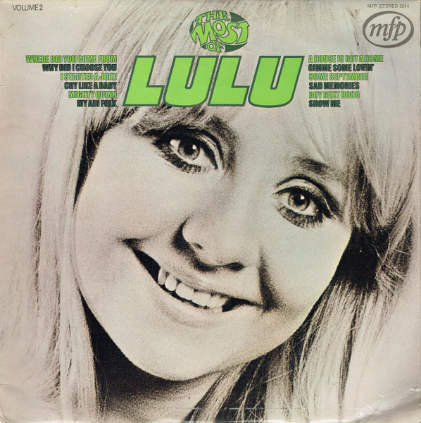 Lulu ‎– The Most Of Lulu (Volume 2)