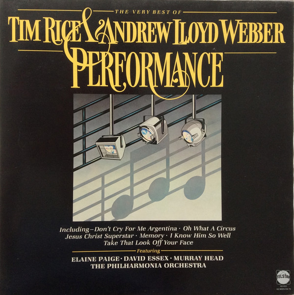 Tim Rice & Andrew Lloyd Webber ‎– Performance - The Very Best Of Tim Rice & Andrew Lloyd Webber