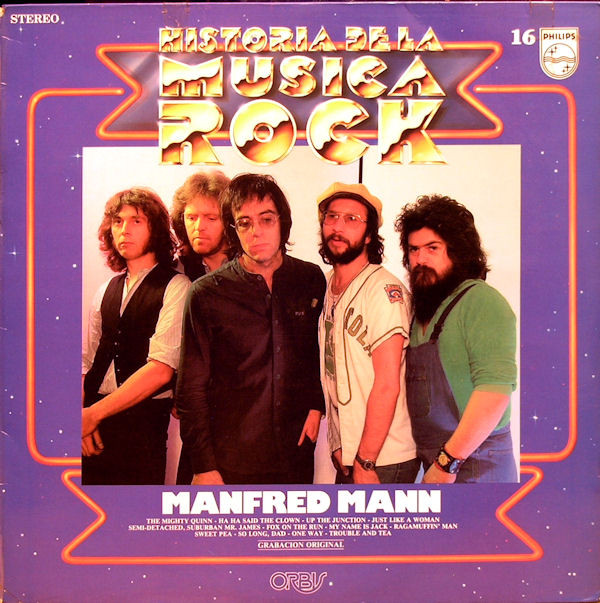 Manfred Mann ‎– Historia De La Musica Rock