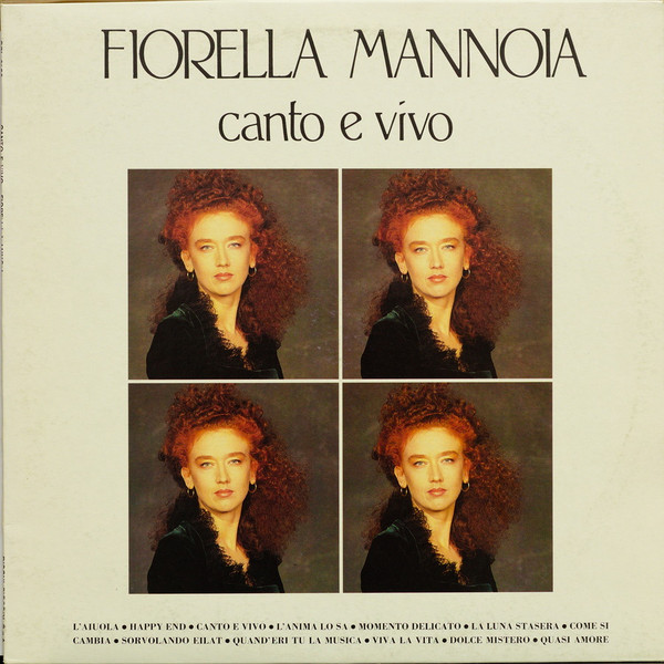 Fiorella Mannoia ‎– Canto E Vivo