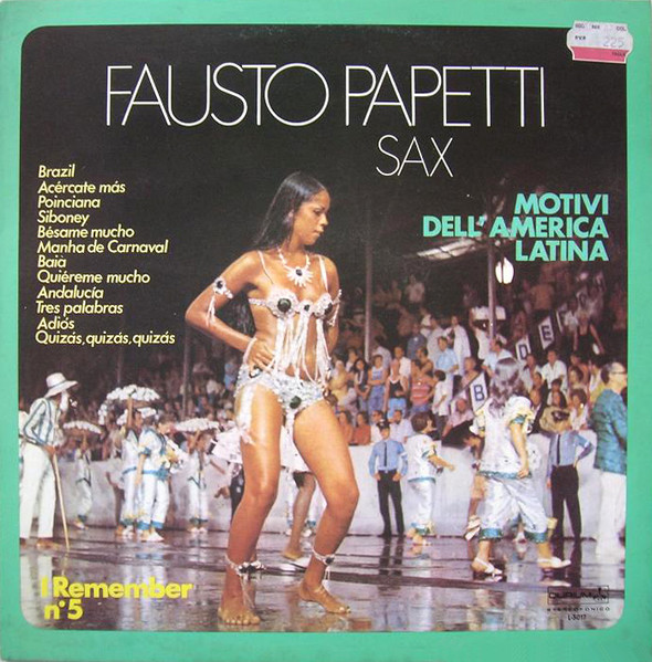 Fausto Papetti ‎– I Remember No. 5 - Motivi Dell'America Latina
