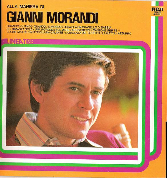 Gianni Morandi ‎– Alla Maniera Di Gianni Morandi