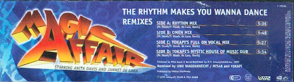 Magic Affair ‎– The Rhythm Makes You Wanna Dance - Remixes