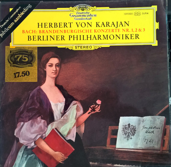 Herbert von KarajanBachBerliner Philharmoniker ‎– Brandenburgische Konzerte Nr. 1, 2 & 3