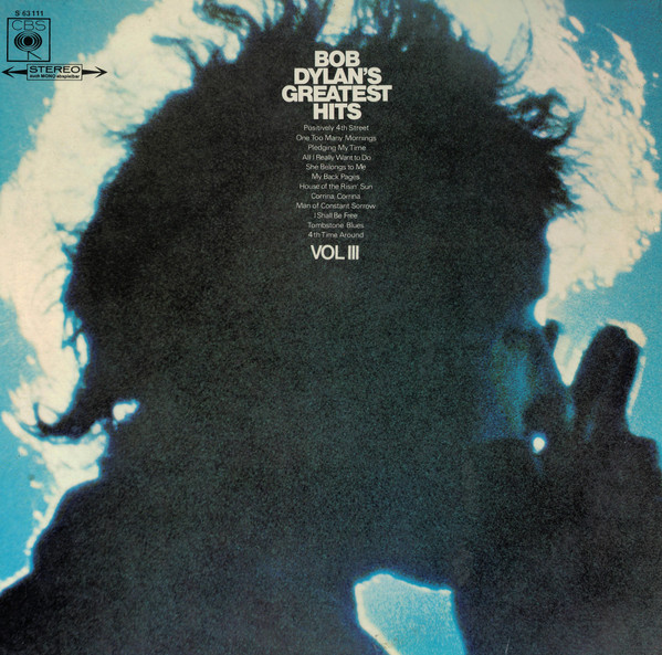 Bob Dylan ‎– Bob Dylan's Greatest Hits Vol 3