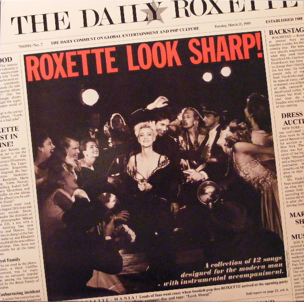 Roxette ‎– Look Sharp!