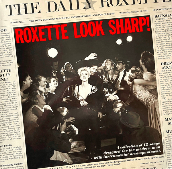 Roxette ‎– Look Sharp!