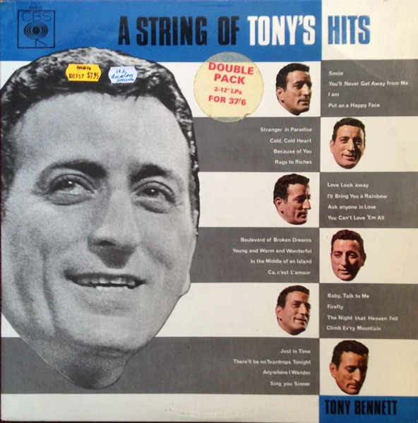 Tony Bennett ‎– A String Of Tony's Hits