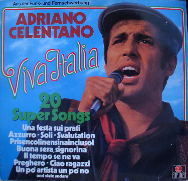 Adriano Celentano ‎– Viva Italia (20 Super Songs)