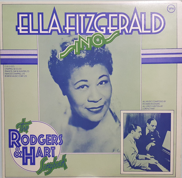 Ella Fitzgerald ‎– Sings The Rodgers & Hart Songbook