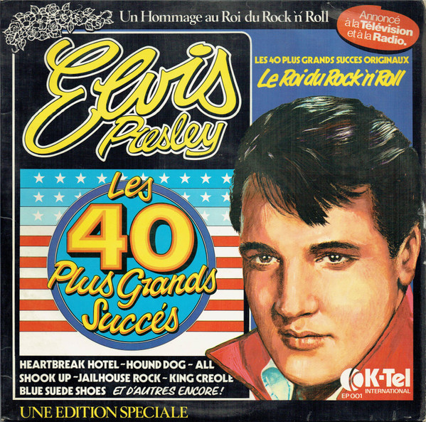 Elvis Presley ‎– Les 40 Plus Grands Succès