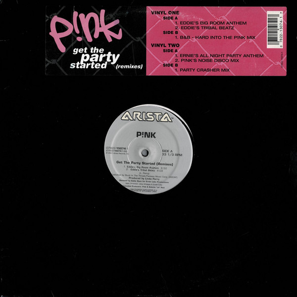 P!NK ‎– Get The Party Started (Remixes)