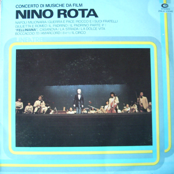 Nino Rota ‎– Concerto Di Musiche Da Film