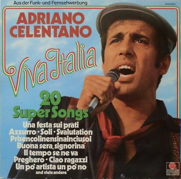 Adriano Celentano ‎– Viva Italia (20 Super Songs)