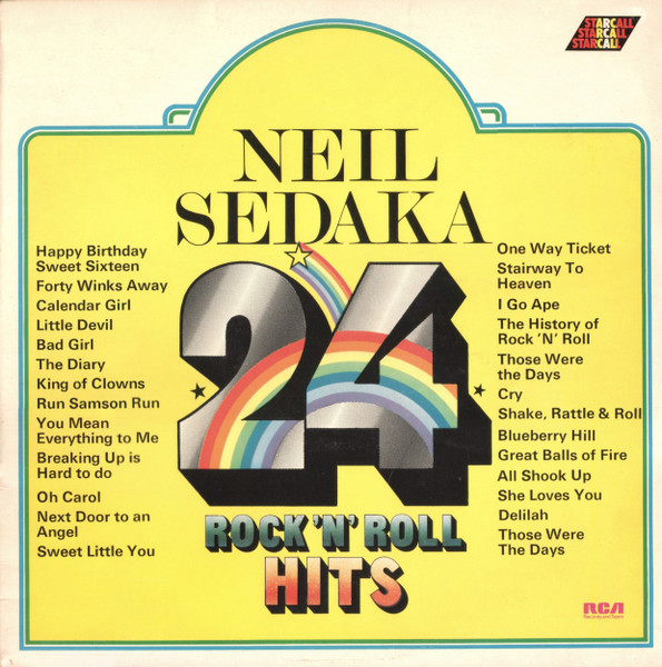 Neil Sedaka ‎– 24 Rock 'N' Roll Hits