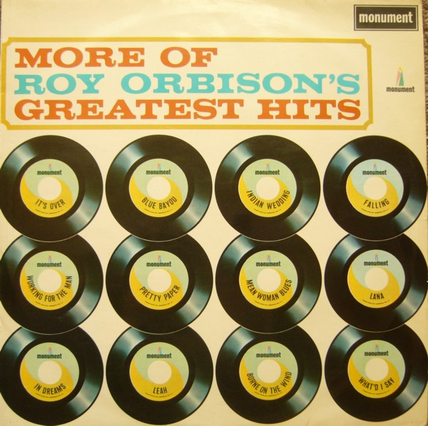 Roy Orbison ‎– More Of Roy Orbison's Greatest Hits