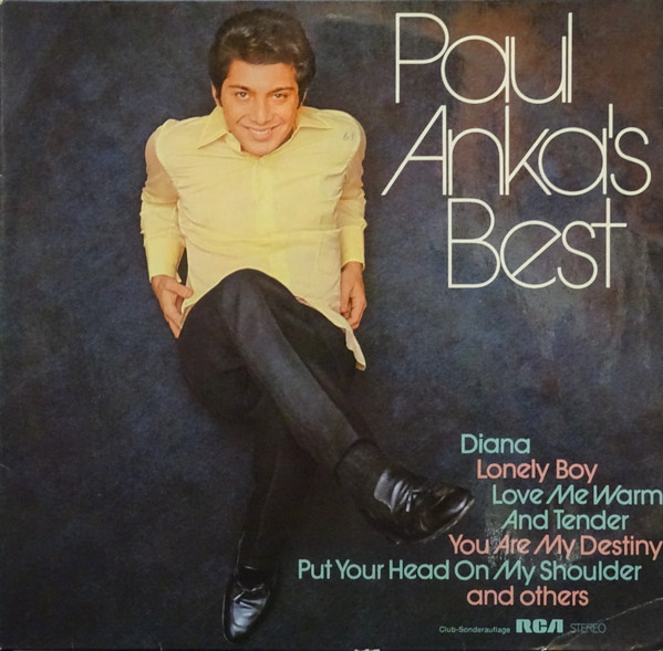 Paul Anka ‎– Paul Anka's Best