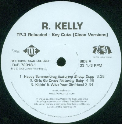R. Kelly ‎– TP.3 Reloaded - Key Cuts
