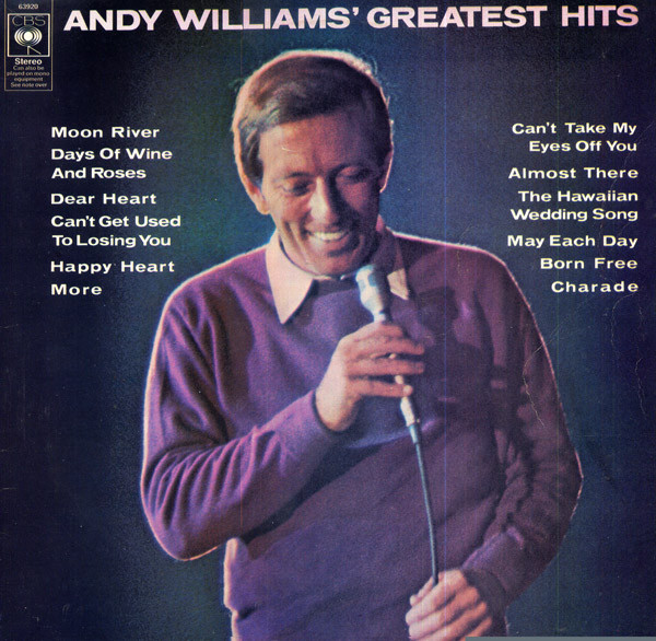 Andy Williams ‎– Andy Williams' Greatest Hits