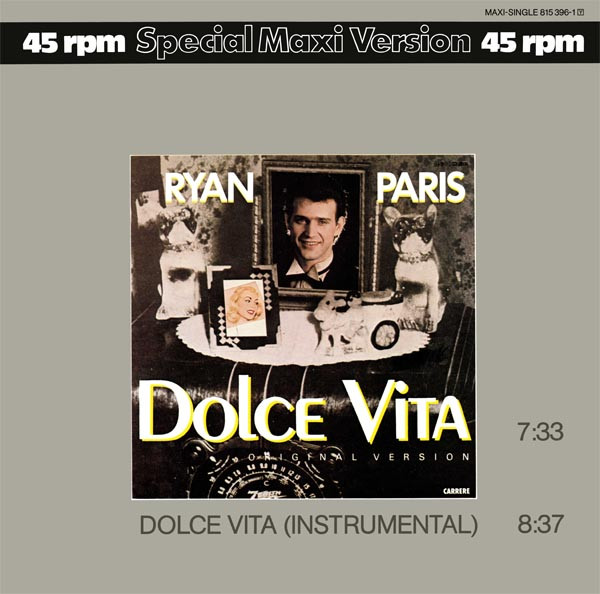 Ryan Paris ‎– Dolce Vita (Original Version)