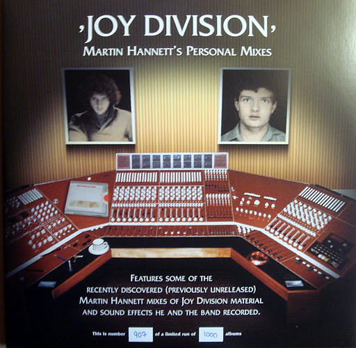 Joy Division ‎– Martin Hannett's Personal Mixes