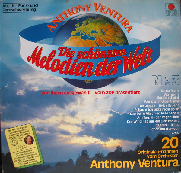 Orchester Anthony Ventura ‎– Die Schönsten Melodien Der Welt Nr. 3