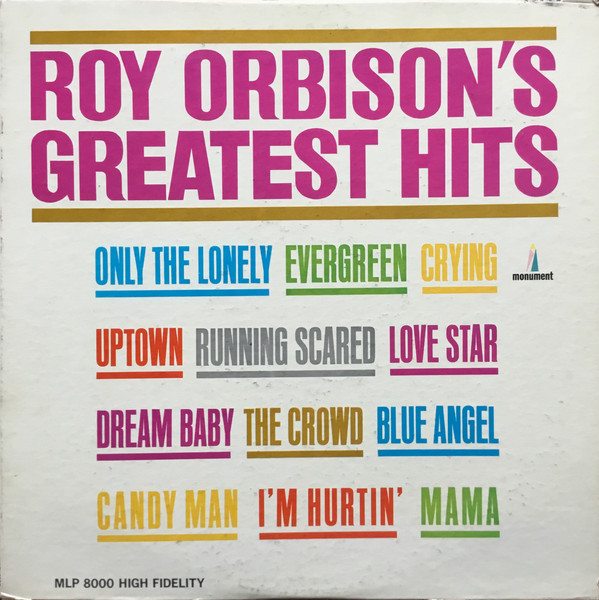 Roy Orbison ‎– Roy Orbison's Greatest Hits