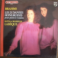 BrahmsKatia et Marielle Labèque ‎– Les 21 Danses Hongroises Pour Piano À 4 Mains