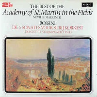 RossiniDonizettiAcademy Of St. Martin-in-the-FieldsNeville Marriner ‎– Rossini: De 6 Sonates Voor Strijkorkest • Donizetti: Strijkkwartet In D