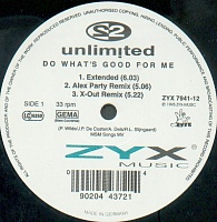 2 Unlimited ‎– Do What's Good For Me