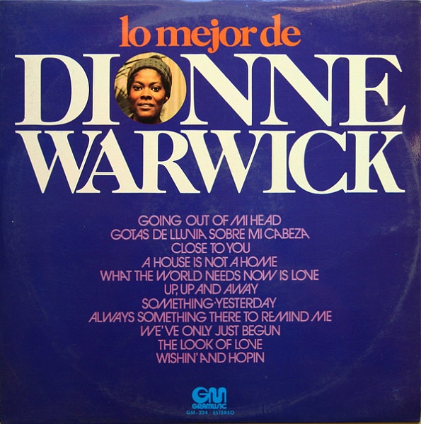 Dionne Warwick ‎– Lo Mejor De Dionne Warwick